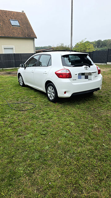 Toyota Auris extérieur arrière